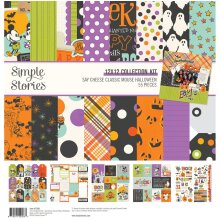 Simple Stories Collection Kit 12X12 - Say Cheese Classic Mouse Halloween