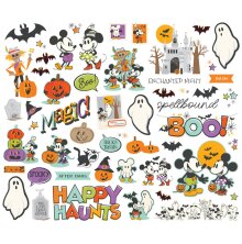 Simple Stories Bits &amp; Pieces Die-Cuts 54/Pkg - Say Cheese Classic Mouse Halloween