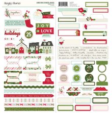 Simple Stories Sticker Sheet 12X12 - Kringle &amp; Co. Basics