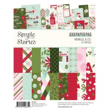 Simple Stories Double-Sided Paper Pad 6X8 - Kringle &amp; Co.