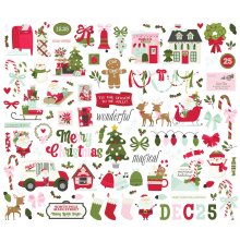 Simple Stories Bits &amp; Pieces Die-Cuts 99/Pkg - Kringle &amp; Co.