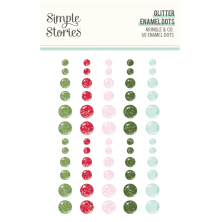 Simple Stories Enamel Dots 60/Pkg - Kringle &amp; Co.