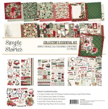 Simple Stories Collectors Essential Kit 12X12 - Simple Vintage Old-Fashioned Christmas