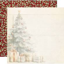Simple Stories Old-Fashioned Christmas Paper 12X12 - Under The Tree