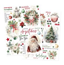 Simple Stories Rub Ons - Simple Vintage Old-Fashioned Christmas