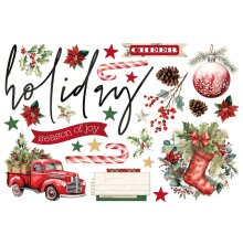 Simple Stories Simple Page Pieces - Simple Vintage Old-Fashioned Christmas