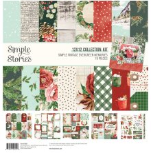 Simple Stories Collection Kit 12X12 - Simple Vintage Evergreen Memories