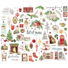 Simple Stories Bits &amp; Pieces Die-Cuts 82/Pkg - Simple Vintage Evergreen Memories