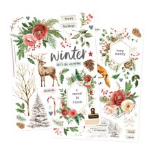 Simple Stories Rub Ons - Simple Vintage Evergreen Memories