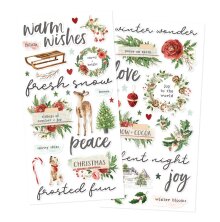 Simple Stories Foam Stickers 46/Pkg - Simple Vintage Evergreen Memories