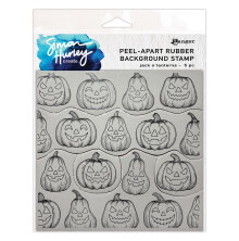 Simon Hurley create. Background Stamp 6X6 - Jack O� Lanterns
