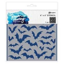 Simon Hurley create. Stencils 6X6 - Bat Brigade