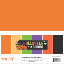 Echo Park Solids Collection Kit 12X12 - Halloween Parade