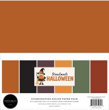Carta Bella Solids Collection Kit 12X12 - Handmade Halloween