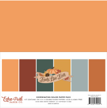 Echo Park Solids Collection Kit 12X12 - Feels Like Fall