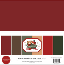 Carta Bella Solids Collection Kit 12X12 - Have A Beary Christmas