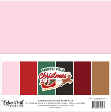 Echo Park Solids Collection Kit 12X12 - North Pole Christmas