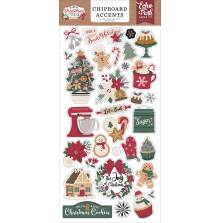 Echo Park Chipboard Stickers 6X13 - Baking Christmas Cheer Accents