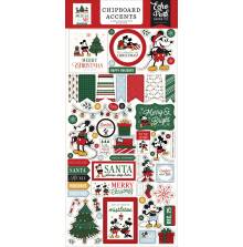 Echo Park Chipboard Stickers 6X13 - Mouse And Me Christmas Accents