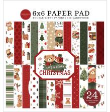 Carta Bella Double-Sided Paper Pad 6X6 - Have A Beary Christmas