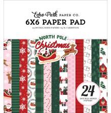 Echo Park Double-Sided Paper Pad 6X6 - North Pole Christmas