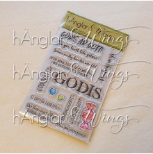 h�nglar &amp; Wings Clear Stamps - Godis �r Gott
