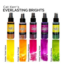 Lindy�s Stamp Gang Flat Fabio Spray Set - Everlasting Brights Flat