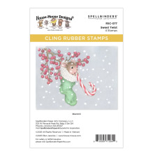 House Mouse Cling Rubber Stamp - Sweet Twist