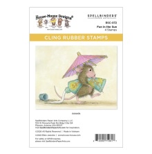 House Mouse Cling Rubber Stamp - The Cherry On Top