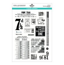 Spellbinders Clear Stamp Set by Esther Glas - Keepsake Numbers