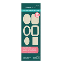 Spellbinders 3D Emboss &amp; Cut Folder - Scalloped Frames