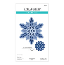 Spellbinders Dies by Lisa Horton - Layered Snowflakes