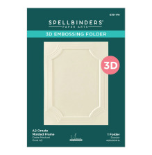 Spellbinders 3D Embossing Folder - A2 Ornate Molded Frame