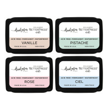 Spellbinders BetterPress Mini Ink Pad Set - Blushing Macarons