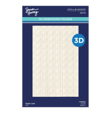 Spellbinders 3D Embossing Folder By Simon Hurley - Rattan Cane