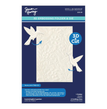 Spellbinders 3D Embossing Folder &amp; Die Set by Simon Hurley - Hummingbird Garden