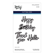 Spellbinders Dies By Simon Hurley - Big &amp; Bold Sentiments