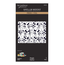 Spellbinders Press + Foil Plate - Classic Mouse Happiest Place