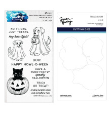 Spellbinders Stamp &amp; Die Set By Simon Hurley - Halloween Pets
