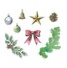 Sizzix Framelits Die &amp; Stamp Set By 49 And Market - Build a Wreath 667175