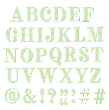 Sizzix Clear Stamps Set by 49 And Market - Lino Type 667184
