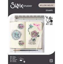 Sizzix Studio 5x8 Clear Stamp Set By Willow Wolfe - Ornamental Medallions 667127