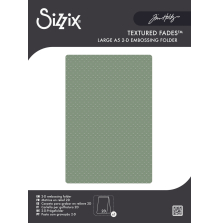 Tim Holtz Sizzix 2D Texture Fades A5 Embossing Folder - Vault Dots 667253
