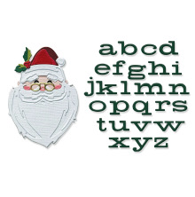 Tim Holtz Sizzix Thinlits Dies - Vault Letter to Santa 667257
