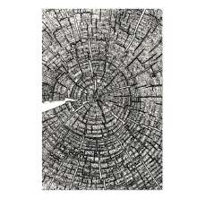 Tim Holtz Sizzix 3-D Texture Fades A5 Embossing Folder - Tree Rings 667258