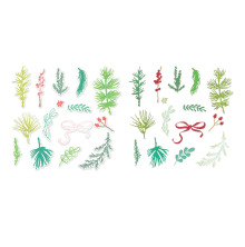 Sizzix Thinlits Die Set by Vicki Boutin - Winter Greenery 667188
