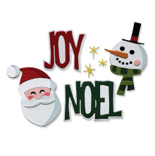 Tim Holtz Sizzix Thinlits Dies - Vault Holiday Tidings 667262