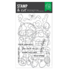 Hero Arts Stamp &amp; Die Set - Spring Tweetings