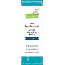 Lawn Fawn Acrylic Stamping Block - 1X3inch  LF3995