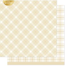 Lawn Fawn Let it Shine Holiday Plaids Paper 12X12 - Cozy Cabin LF4242